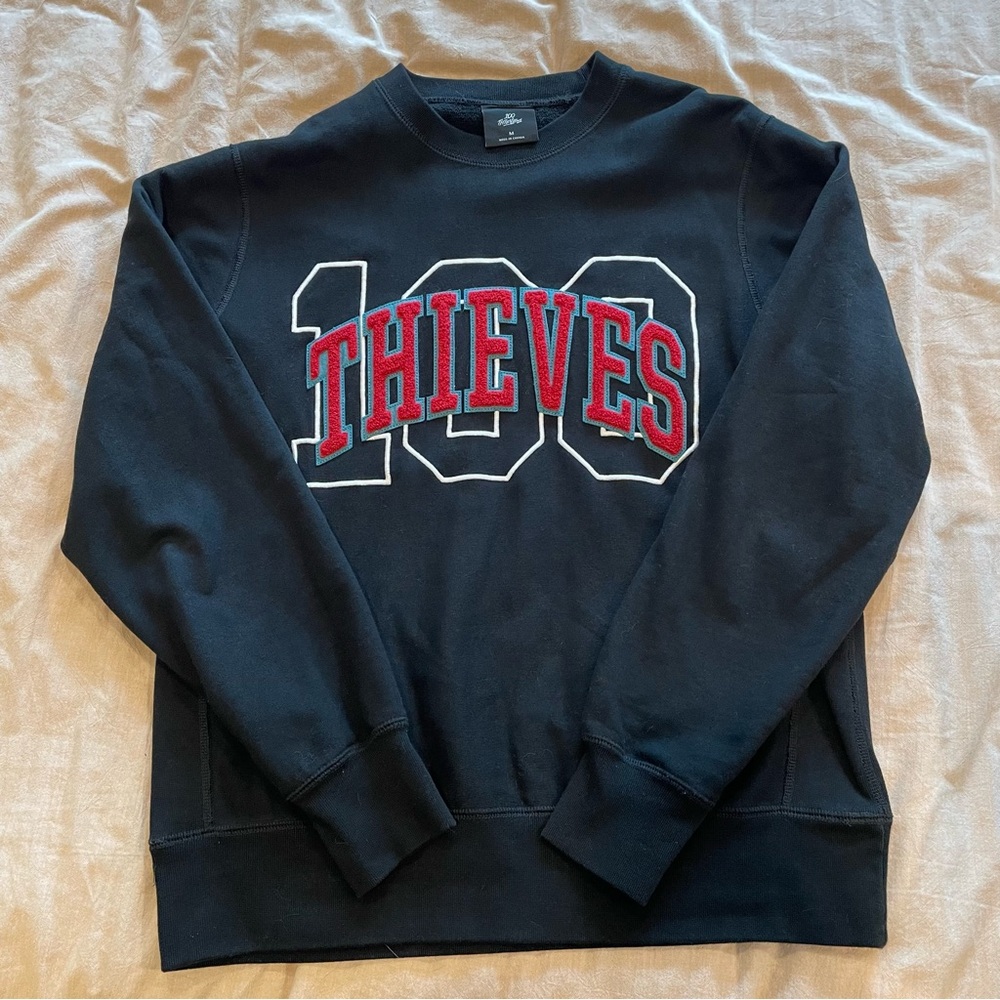 100 Thieves Alumni Collection Black Crewneck